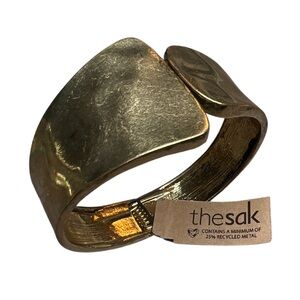 The Sak Gold Tone Clamper Bracelet